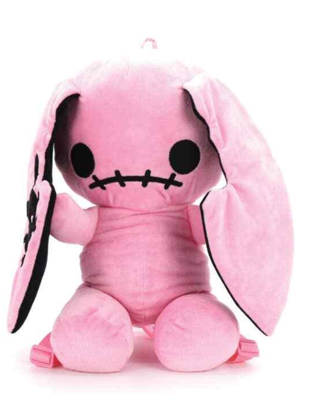 Sleepyville Critters Naughty Pink Bunny Stuffed Backpack